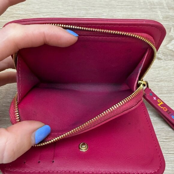 Louis Vuitton Fuchsia Leather New Wave Compact Wallet - Picture 8 of 8
